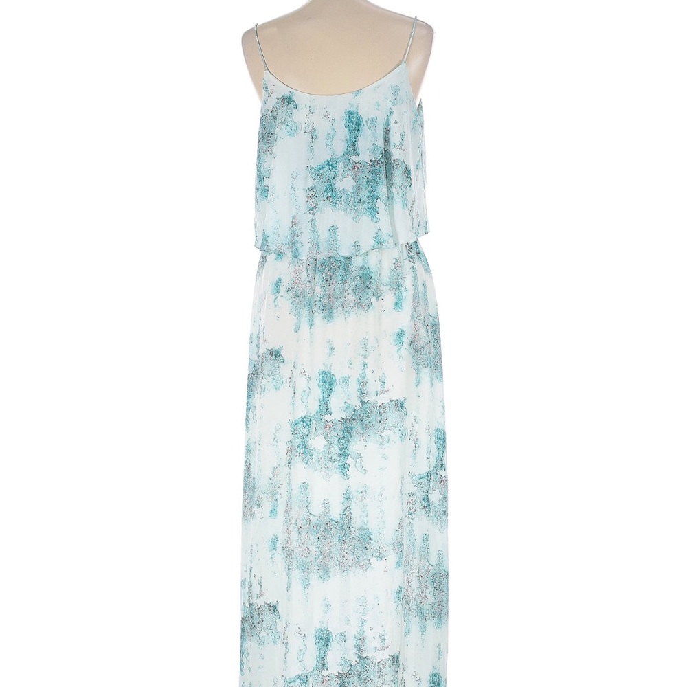 Mossimo Supply Co. Green and Blue Asymmetrical Sundress - Picture 2 of 3
